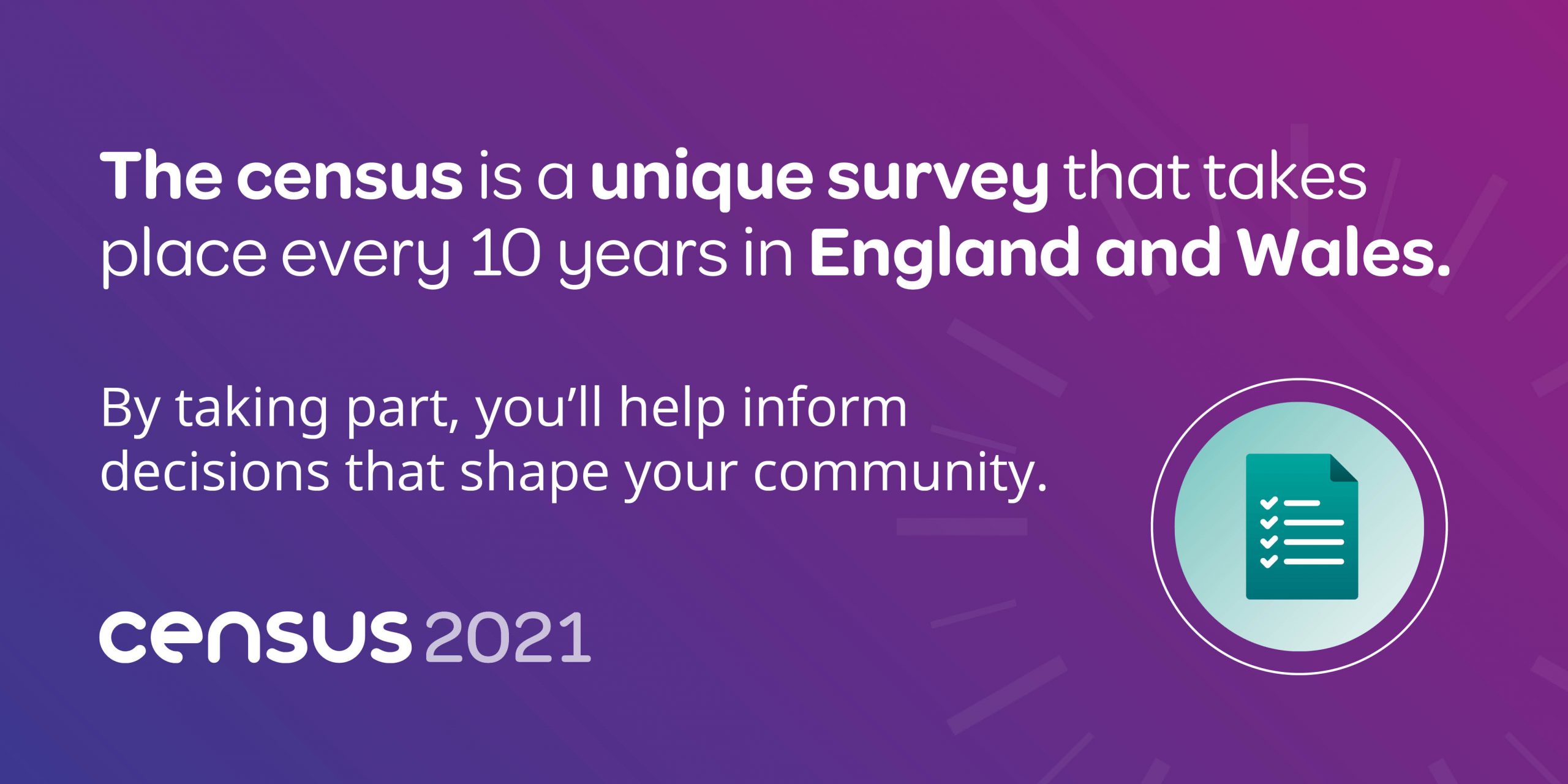 Your city needs you – be part of Census 2021